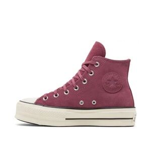 Converse Suede Chuck Taylor All Star Platforms in'Shadowberry' women’s 9